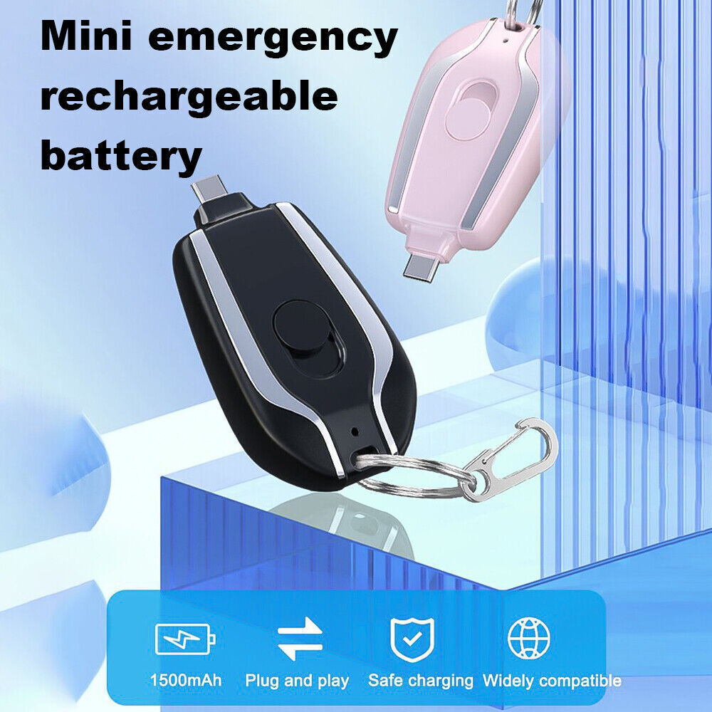 Portable Keychain Emergency Charger - GadgetHub