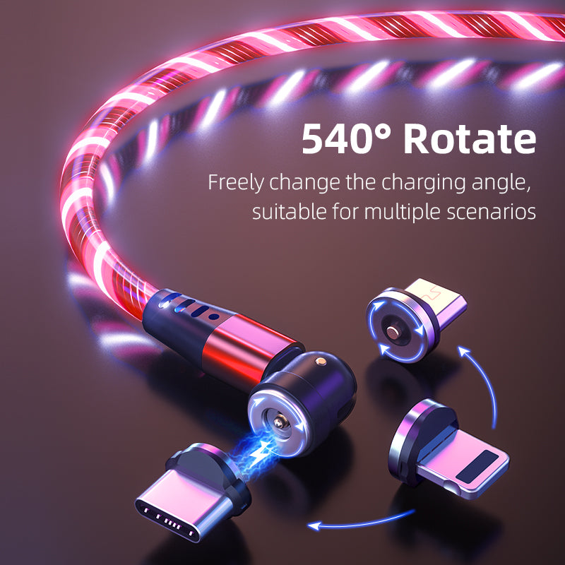 540 Rotation Magnetic Cable Type C - GadgetHub