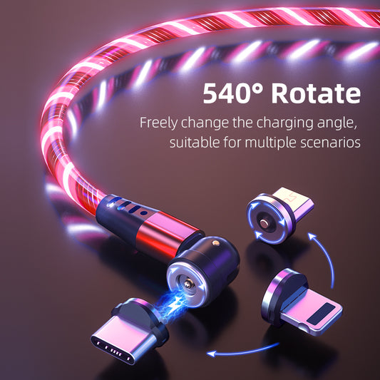 540 Rotation Magnetic Cable Type C - GadgetHub