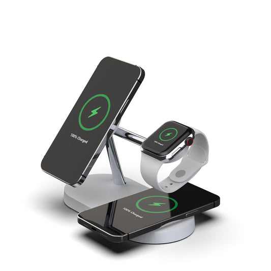 3 in 1 Magnetic Wireless Charger Station - GadgetHub