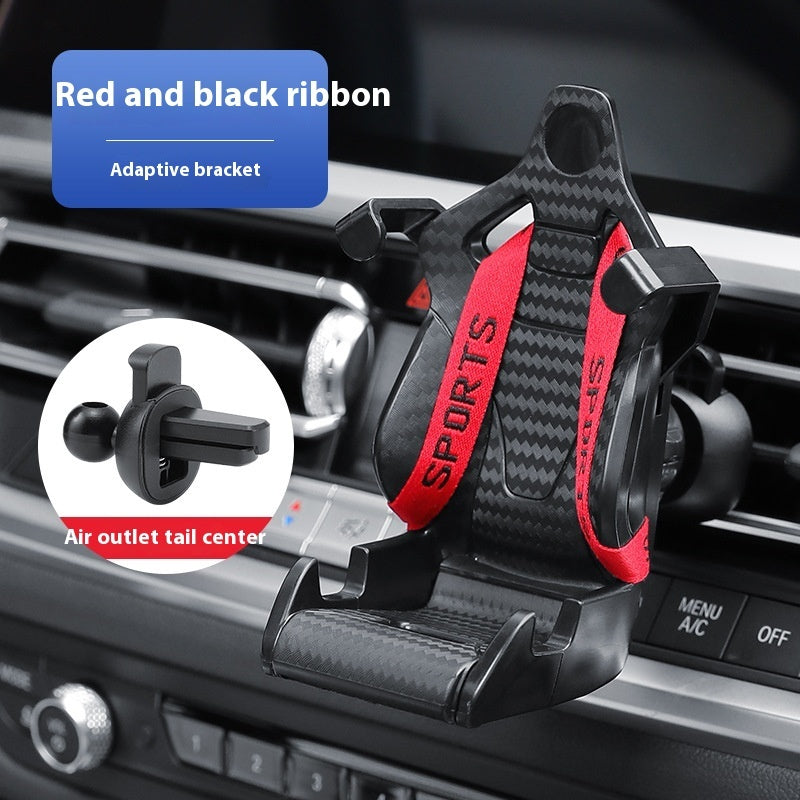 Racing Seat Shape Car Phone Holder Auto Air Vent Mobile Phone Clip 360 Degree Rotatable Car Cellphone Rack For Car Interior - GadgetHub