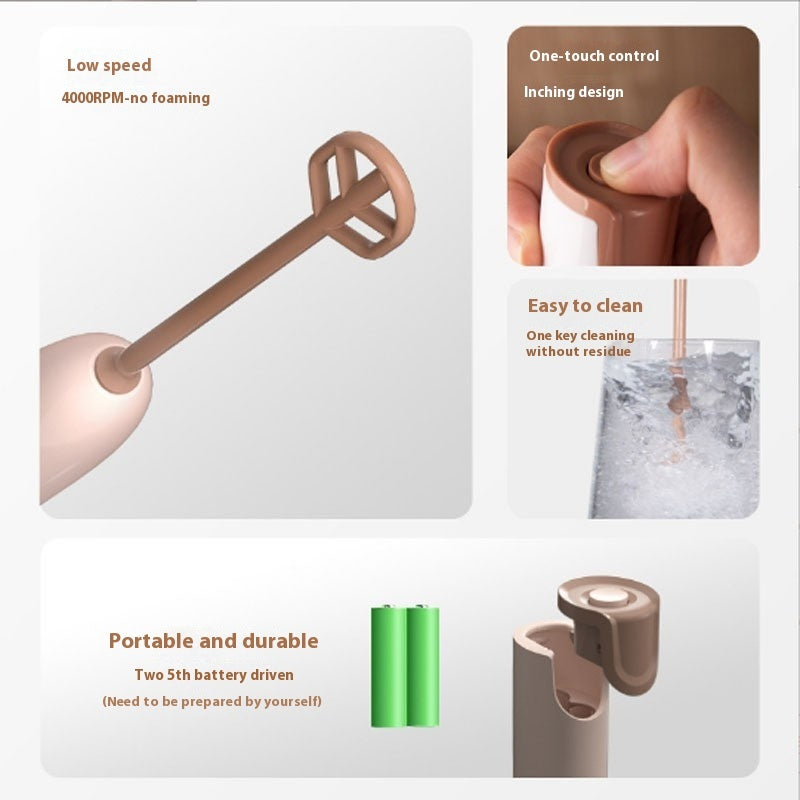 Modern Minimalist Handheld Electric Milk Powder Stirrer - GadgetHub