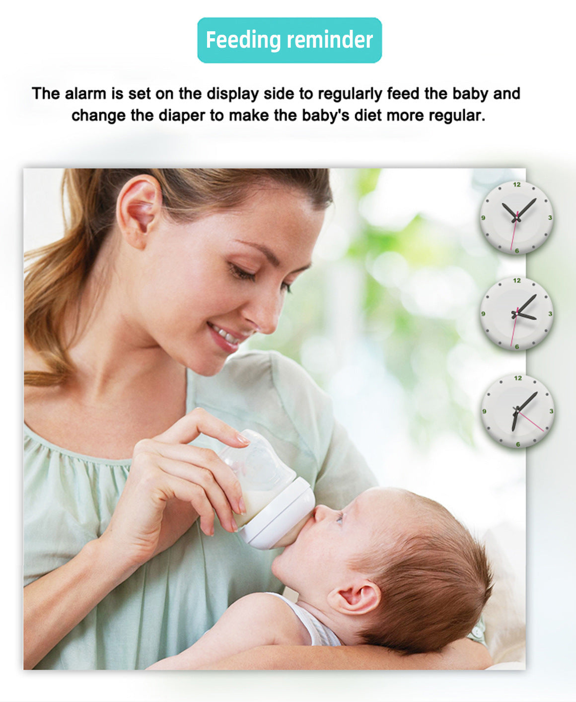 3.5 Inch Digital Baby Care Monitor - GadgetHub