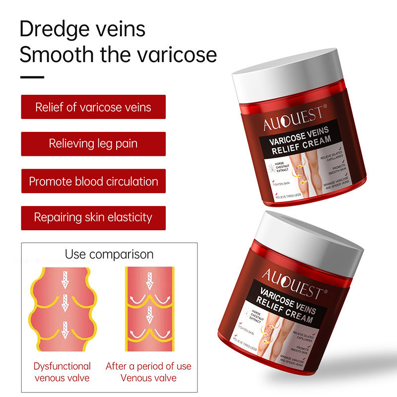 Venous Cream Leg Blood Vessels Bulge Glue Small - GadgetHub