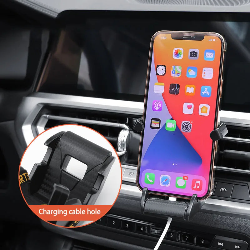 Racing Seat Shape Car Phone Holder Auto Air Vent Mobile Phone Clip 360 Degree Rotatable Car Cellphone Rack For Car Interior - GadgetHub