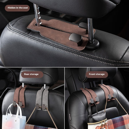 Multifunctional Car Seat Back Double Hook - GadgetHub