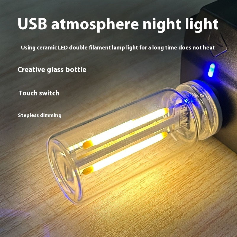 Usb Night Light Touch Bedside Car Ambience Light - GadgetHub